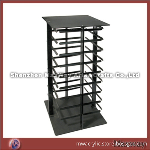 Acrylic Revolving Black Ear Nail/Pin/Earbob/Pendants/Earrings Display Holder/Showcase